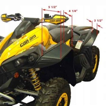 APARATORI NOROI ATV CAN-AM RENEGADE WIDE