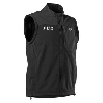 FOX LEGION SOFTSHELL JACKET BLACK [BLK/SLV]