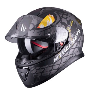 MT Helmets - THUNDER 3 Slang A2 - Grey Black