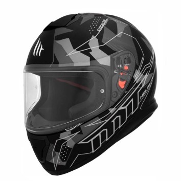 MT Helmets - THUNDER 3 Stealth A2 - Grey Black